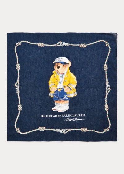 Men's Polo Ralph Lauren Nautical Bear Cotton Bandanna | 158237ZWD